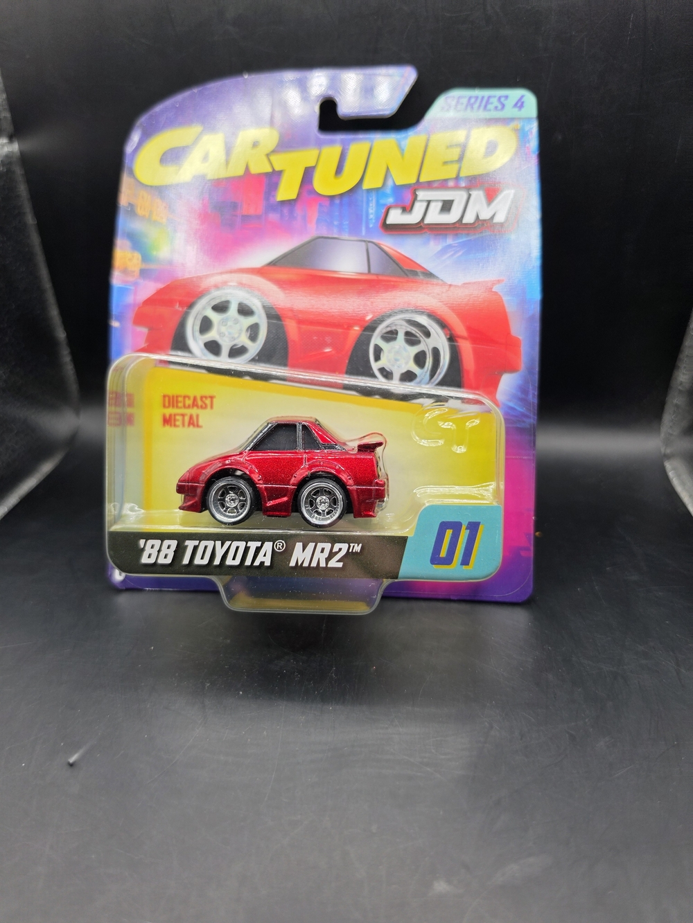 Car Tuned JDM ‘88 Toyota MR2 Car  #01, Series #4, Super Red